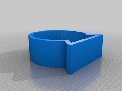 Circular light housing