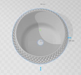 Waffle Pot with drain hole