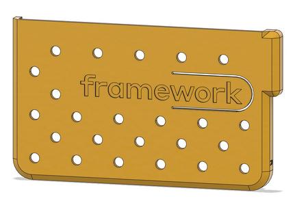Framework Button Case with Debossed Logo