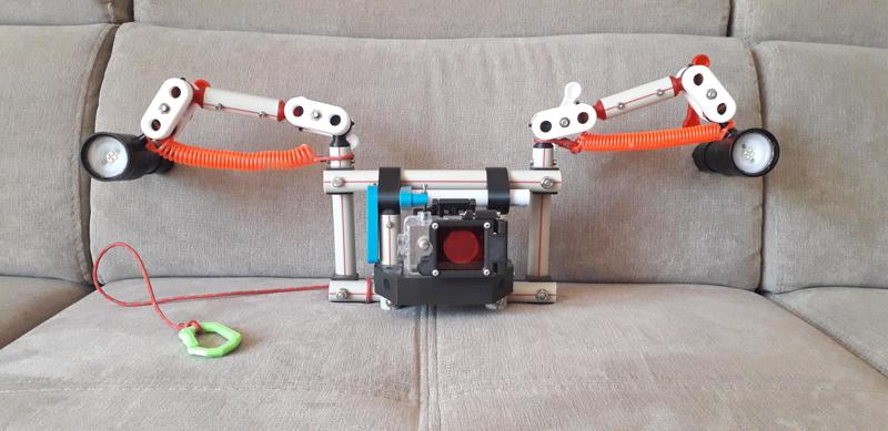 Sencor / Gopro camera underwater arm system