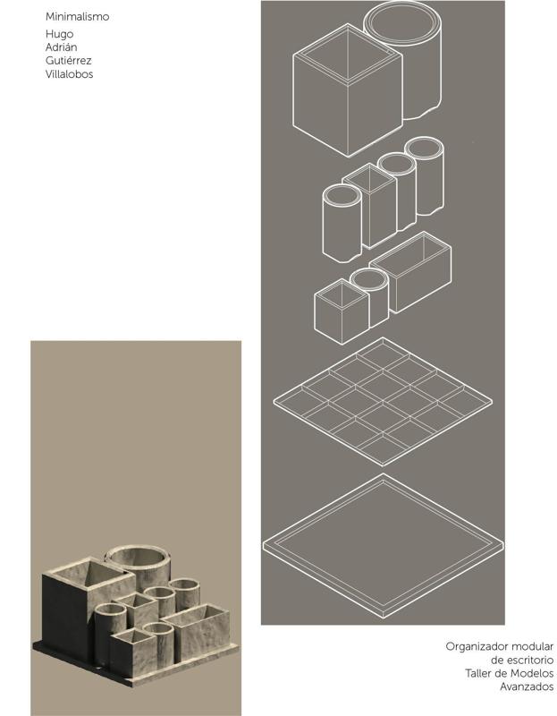 Modular desktop organizer