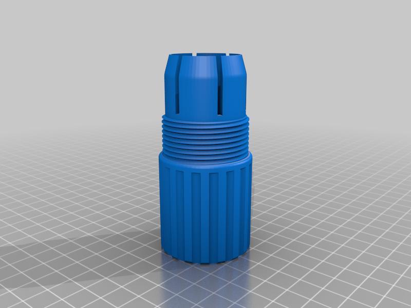 Pool pole length adjuster fitting
