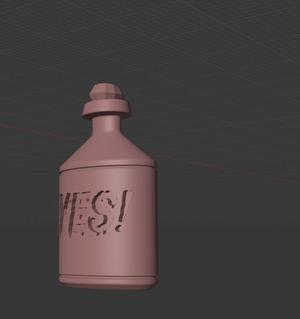 Potion Bottle Dice D2 Yes/No / NOSUPPORTS NEEDED