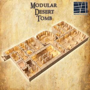 Desert Tomb 28 mm Tabletop Terrain