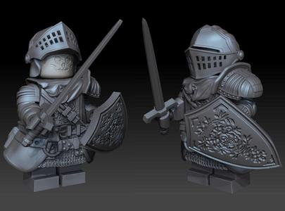 ELITE KNIGHT FROM DARK SOULS LEGO CUSTOM SET