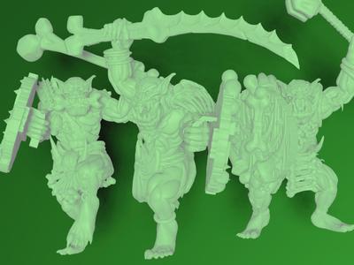 Paleo Orc Warriors (Modular Kit)