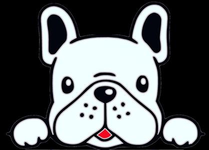 Badge magnet dog v6