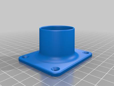 Panel mount adapter for Ø32 mm hose
