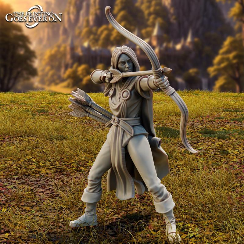 Wood Elf Archer A - Presupported