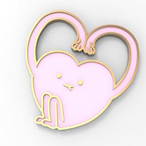 Heart With Hands Magnet or Wall Decoration