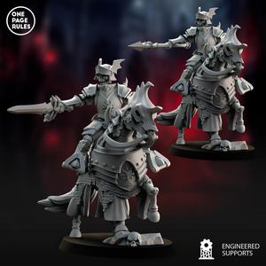 Skeleton Champion on Steed (Champion) - Vampiric Undead