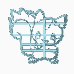 Pachirisu Cookie Cutter Pokemon Anime Chibi