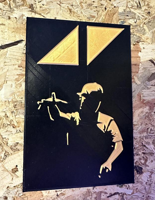 DJ Avicii postcard