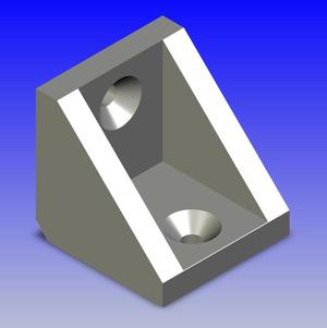 Bracket 90 degr 30x30 mm (1.25x1.25 inch)
