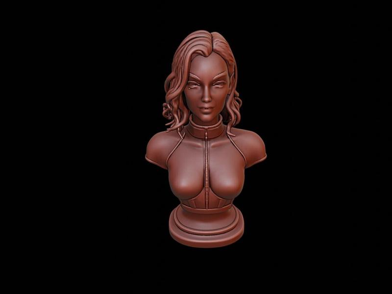 Black Widow Bust