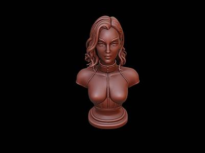 Black Widow Bust