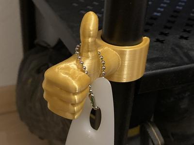 Clip on thumb up for Ikea Pinning