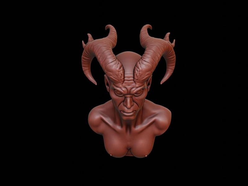 Banshee Beast Bust