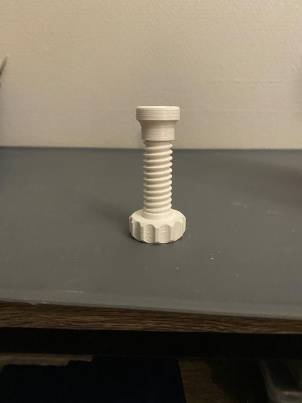 Headset holder screw cap