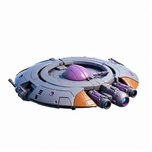 Fighting UFO 3D Model STL Printable - 3D Model STL for Printing