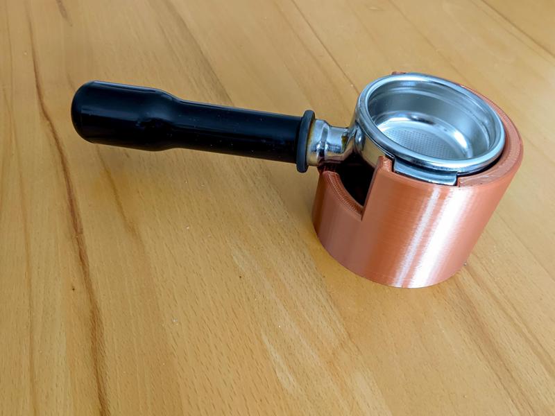 Expobar Brewtus Tamper station E61 inclined portafilter