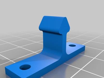 Oak baseboard Vent Clip