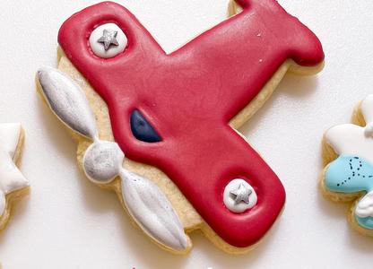Vintage Old-time Airplane /Plane Cookie Cutter - SHARP cutting edges! Travel, Adventure, Time is Flying Set