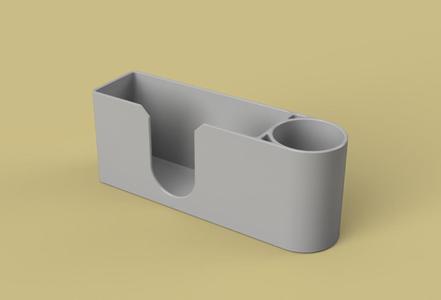 Cotton Swabs & Cleaner Holder