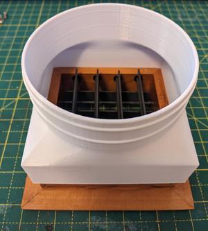 100mm transition box for 4" MSI vent