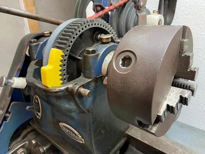 Atlas lathe spindle lock