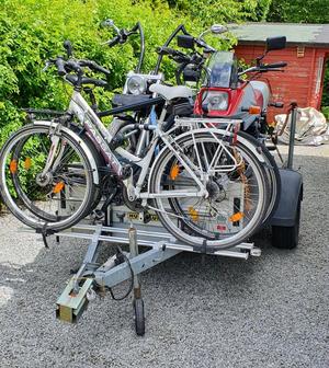Motorcycle and bicycle trailer modifications (Humbaur)
