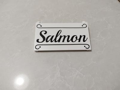 Label for basket or pegboard