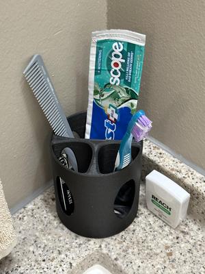 Modified toothbrush holder by Dutchcolonial