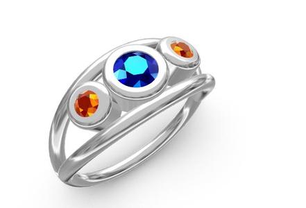 Double Row Ring || Woman Ring