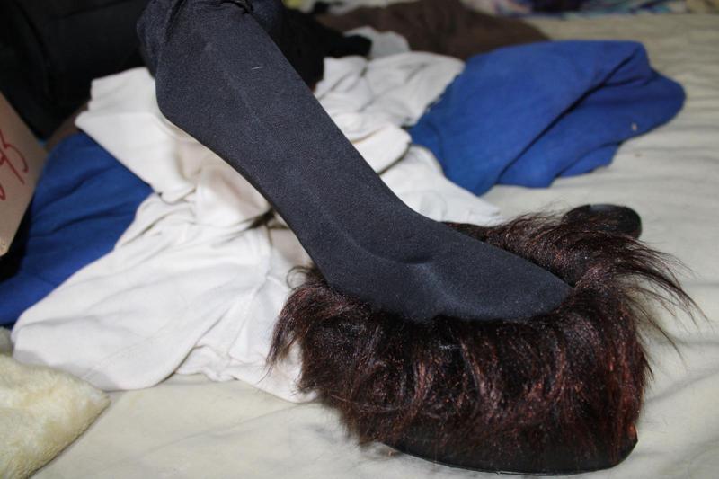 Furry hoves for heels