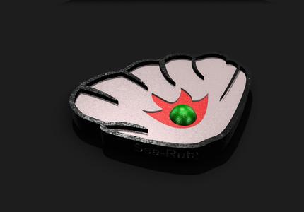Sea Ruby Badge Orange Danny Pokemon