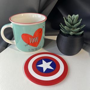 captain america coaster