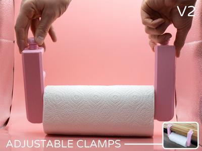 Multi Clamp Paper Towel Holder by Pork3D.com