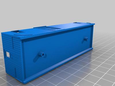 Arcade & Attica Caboose 304 HO Scale Shell (Body only) 