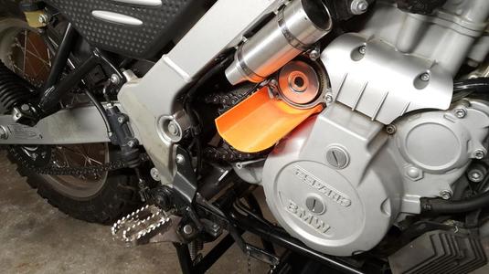BMW F650GS Oil Filter Drain Tool