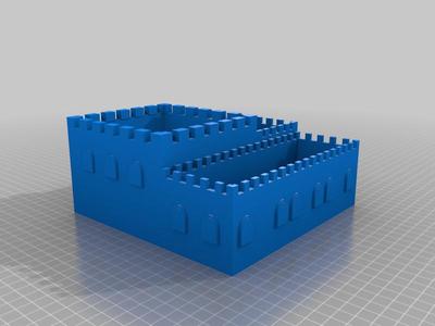 Castle Design Pot