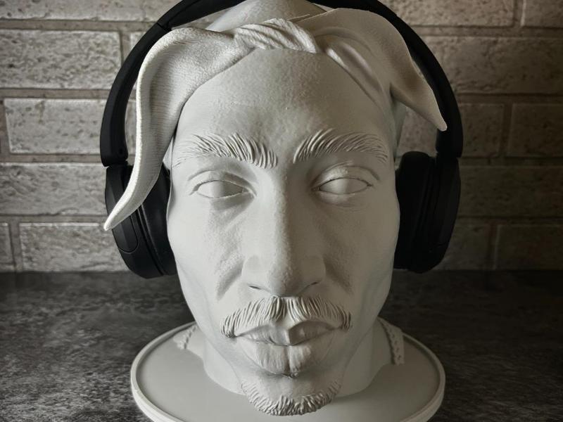 Headphone Stand - 2Pac Bust