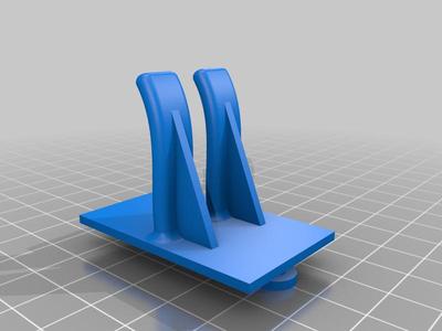 Shelf cable holder 6mm