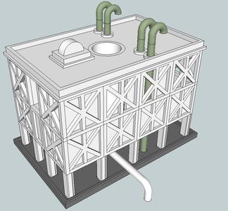 HO Scale Refinery Module 4