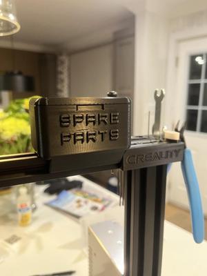 Slide-On Spare Parts Box - Ender3/Pro/Neo