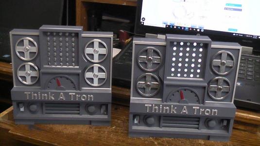 3D background Think-A-Tron for your collection display