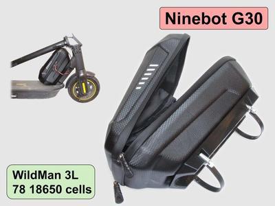 Ninebot G30 MAX - 3L WildMan bag mount