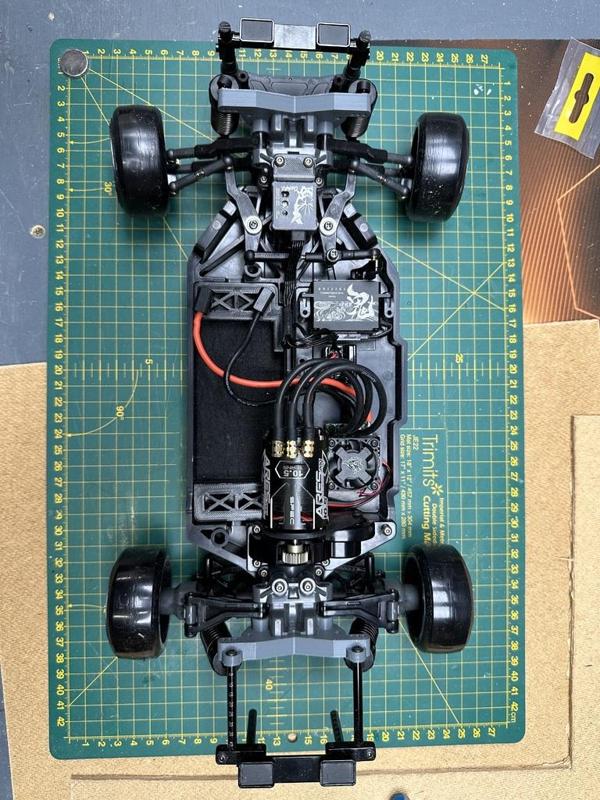 TT02 Drift Shock towers front and rear