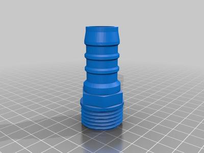 Garden Hose Thread Male to 3/4" Barb