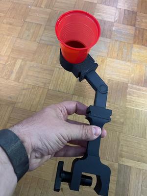 Cup holder for fishing chair